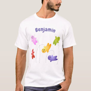Cute jelly babies sweets candy cartoon T-Shirt