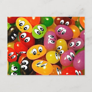 Cute Jelly Bean Postcard