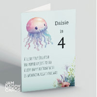 Cute Jellyfish Childrens Birthday