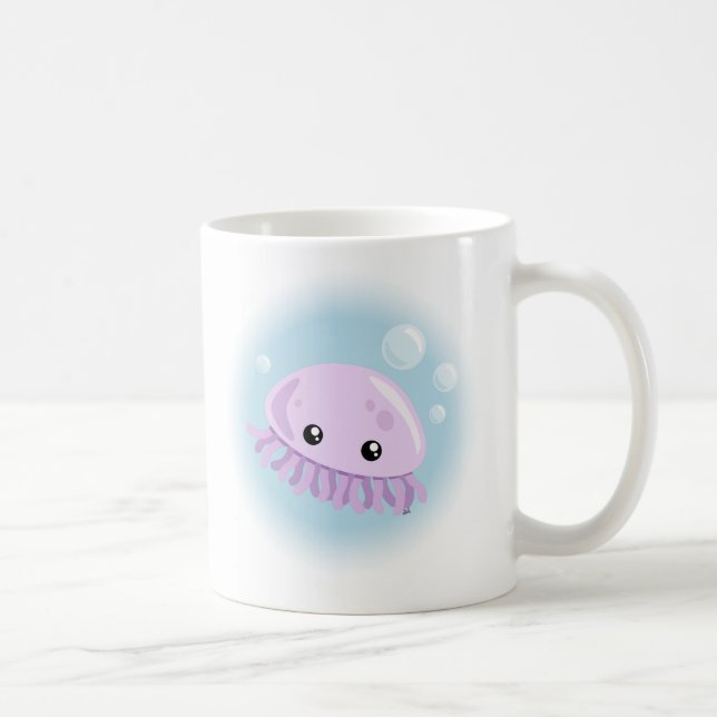 Cute Jellyfish Coffee Mug (Right)