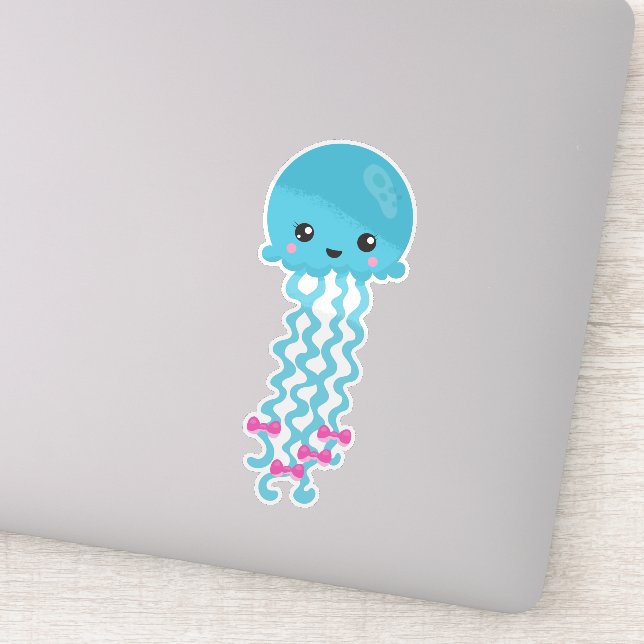 Cute Jellyfish, Little Jellyfish, Blue Jellyfish (Detail)
