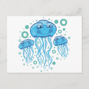 Cute Jellyfish Postcard