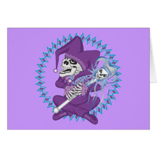Cute Jester Skull