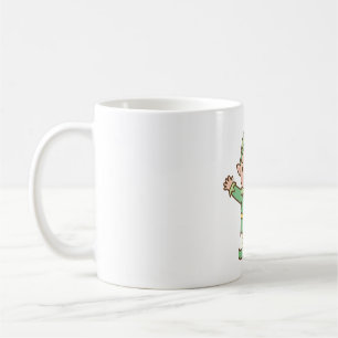 Cute Jolly Elf Doodle Coffee Mug