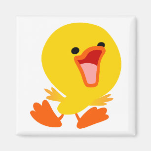 Cute Joyous Cartoon Duckling Magnet