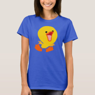 Cute Joyous Cartoon Duckling Women T-Shirt