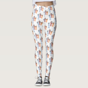 Cute Jump for joy quote funny Adult Apron Leggings