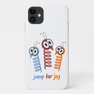 Cute Jump for joy quote funny iPhone 11 Case