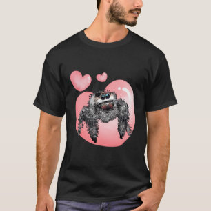 Cute Jumping Spider Love Regal Spooder Arachnid Va T-Shirt