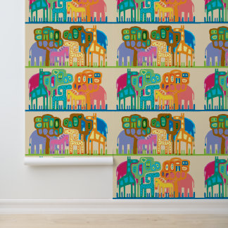 Cute jungle animals Wallpaper