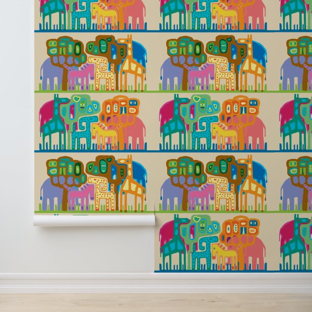 Cute jungle animals Wallpaper  (Application)