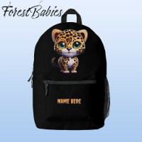 Cute Jungle Safari Leopard Kid Cartoon Graphic