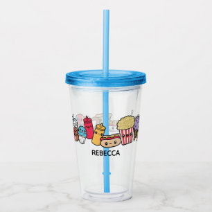 Cute Junk Food Acrylic Tumbler