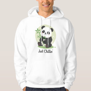 Cute "Just Chillin'" Panda Bear Hoodie