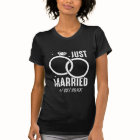 Cute Just Married wedding word art add date