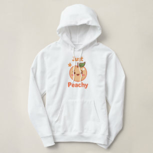 Cute "Just Peachy" Kawaii Fruit Hoodie