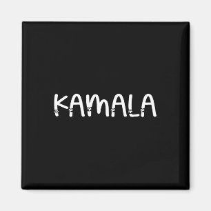 Cute Kamala Cat Letter Cool Kamala Design  Magnet