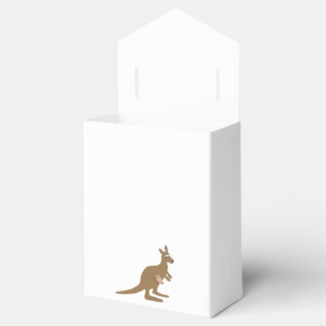 Cute Kangaroo and Joey Favour Box (Opened)