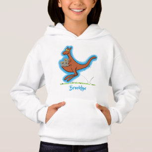 Cute kangaroo and koalas cartoon illustration