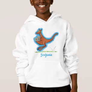 Cute kangaroo and koalas cartoon illustration