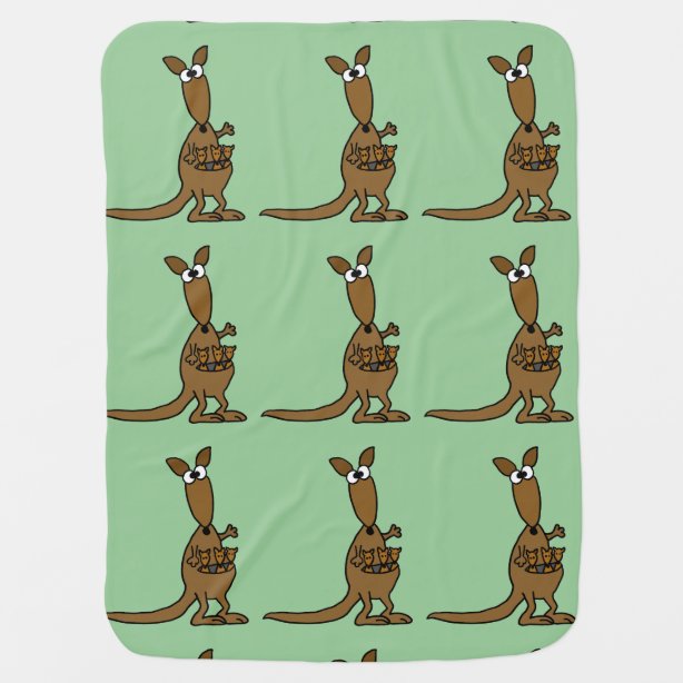 Kangaroo Blankets & Personalised Blankets Zazzle UK