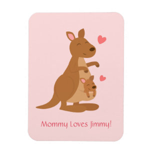 Cute Kangaroo Baby Joey For Kids Magnet