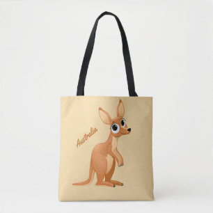 Cute Kangaroo custom text bags