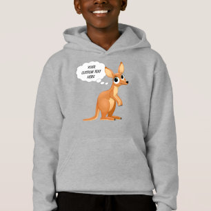Cute Kangaroo custom text shirts & jackets