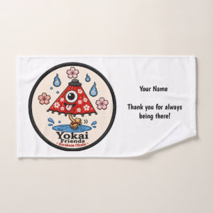 Cute Karakasa Obake Towel Japanese Yokai Folklor