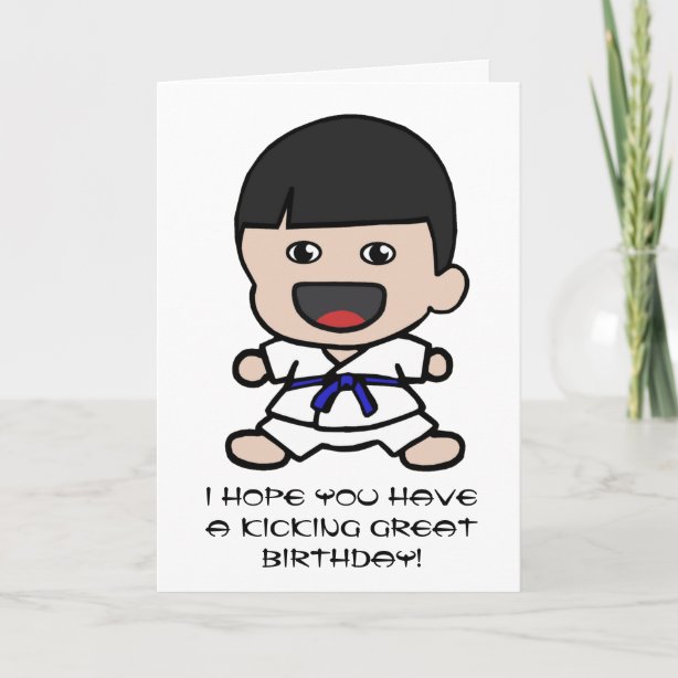 Karate Birthday Cards | Zazzle UK