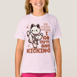 Cute Karate Cat T-Shirt