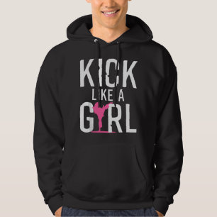 Cute Karate For Girls Women Martial Arts Kung Fu Hoodie