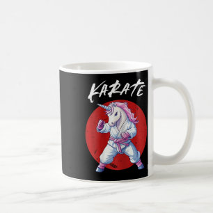 Cute Karate Kid Unicorn Women Fighter Coffee Mug