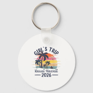 Cute Kauai Hawaii Beach Trip Vintage Key Ring
