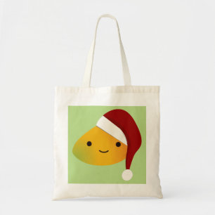 Cute Kawai Christmasi Mango Tote Bag