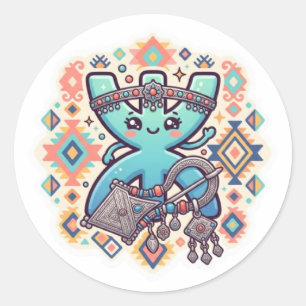 Cute Kawaii Amazigh Yaz Symbol Berber Sticker