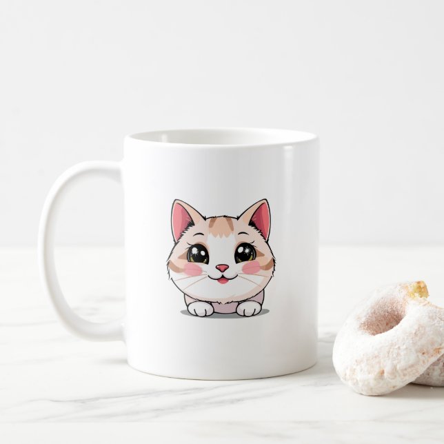 Cute Kawaii Animal Mug (With Donut)