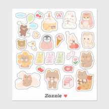 Cute Kawaii Animal Sticker