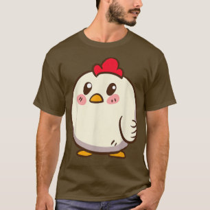 Cute Kawaii Anime - Chicken Chickens - Kawaii Japa T-Shirt
