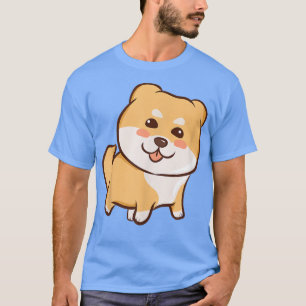 Cute Kawaii Anime - Shiba Inu Puppy Dog - Kawaii J T-Shirt