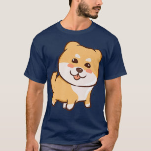 Cute Kawaii Anime - Shiba Inu Puppy Dog - Kawaii J T-Shirt
