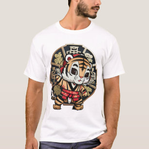 Cute Kawaii Asian Chinese Tiger Zodiac Lunar Year T-Shirt