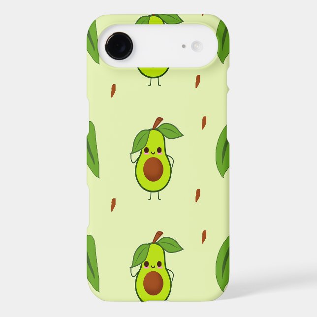 Cute kawaii avocado Case-Mate iPhone case (Back)