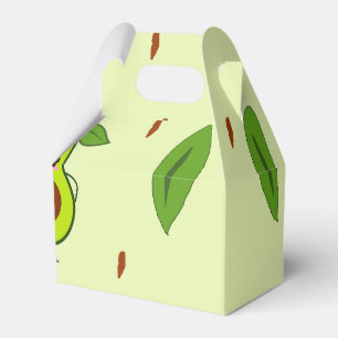 Cute kawaii avocado favour box