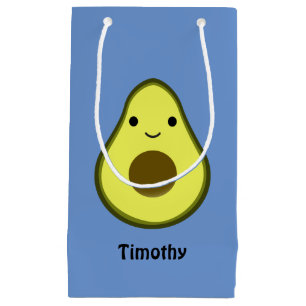 Cute Kawaii Avocado Small Gift Bag