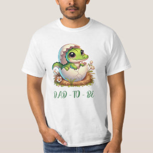 Cute Kawaii Baby Alligator Hatching Baby Shower  T-Shirt