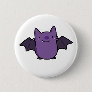 Cute Kawaii Baby Bat 6 Cm Round Badge