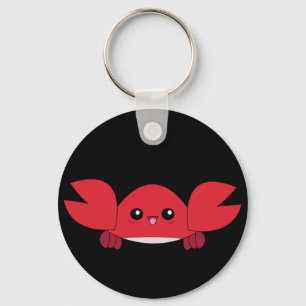 Cute kawaii baby crab keychain