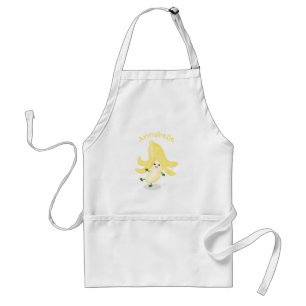 Cute kawaii banana cartoon standard apron