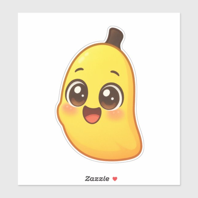 Cute Kawaii Banana Character (Sheet)